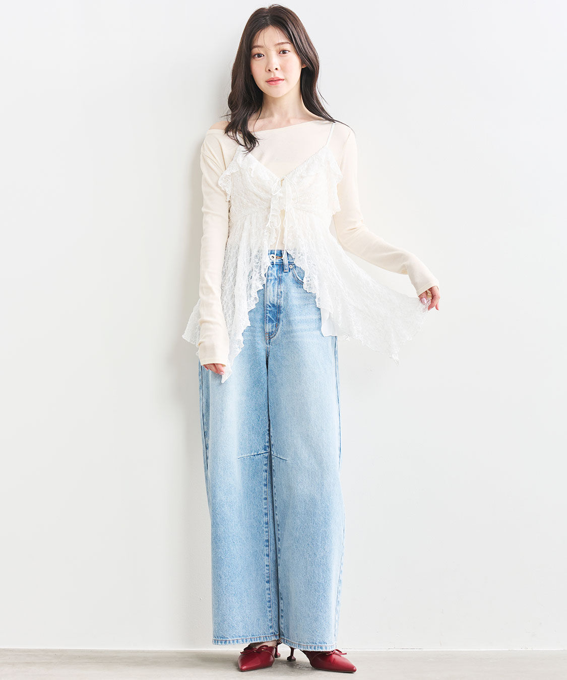 COCO DEAL「バレルワイドデニムパンツ」|デニム|