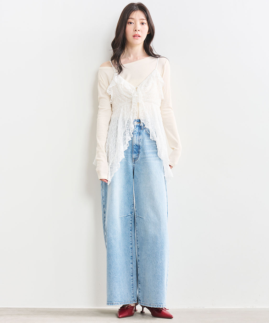 COCO DEAL「バレルワイドデニムパンツ」|デニム|