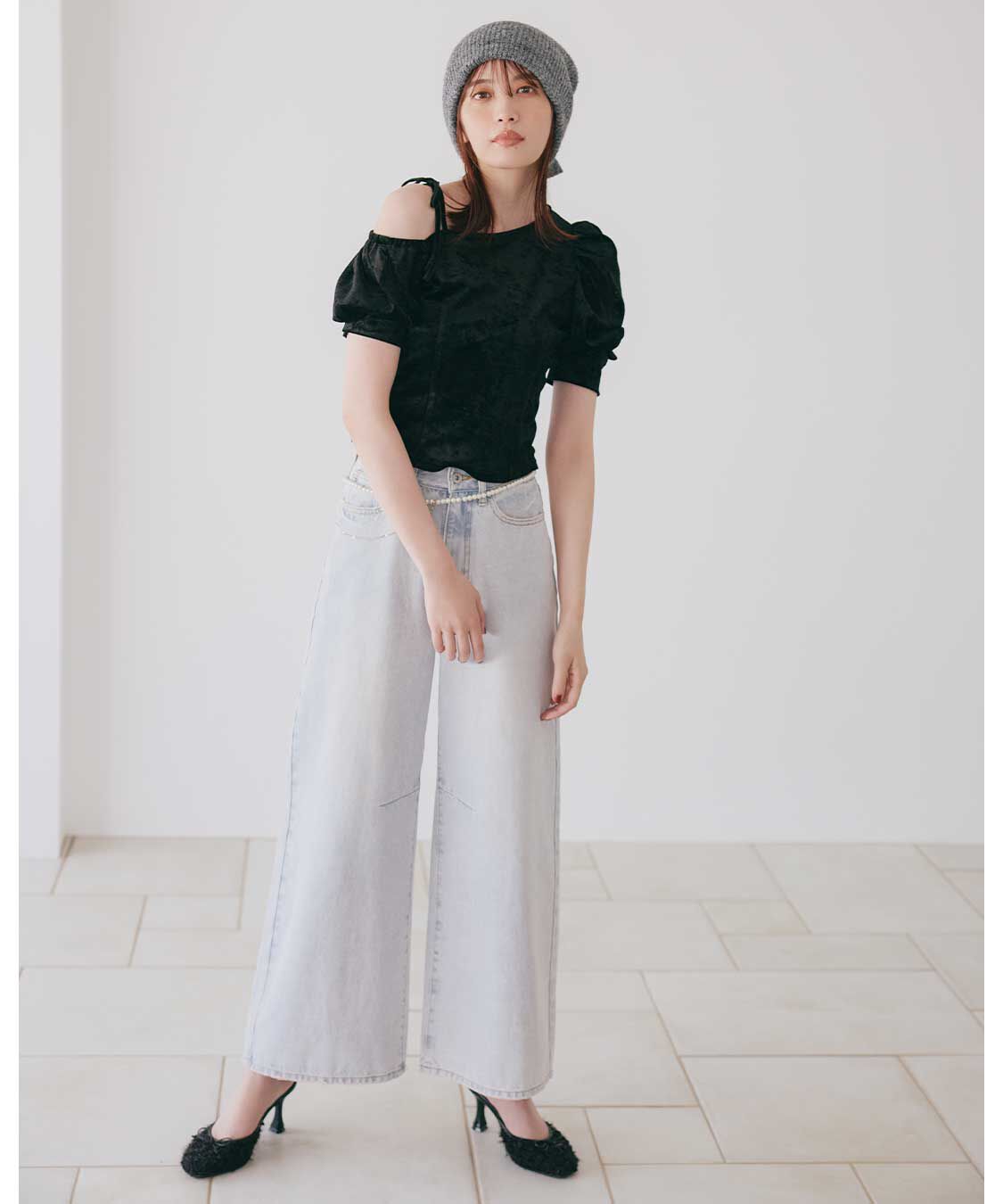 COCO DEAL「バレルワイドデニムパンツ」|デニム|