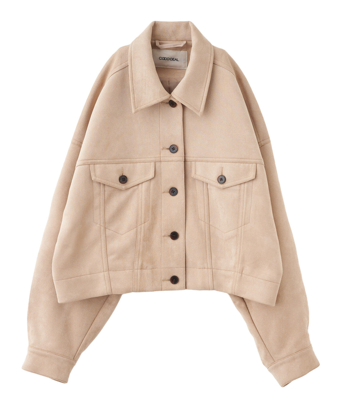 COCO DEAL「Gジャンライクスウェードブルゾン」|ブルゾン・スタジャン|