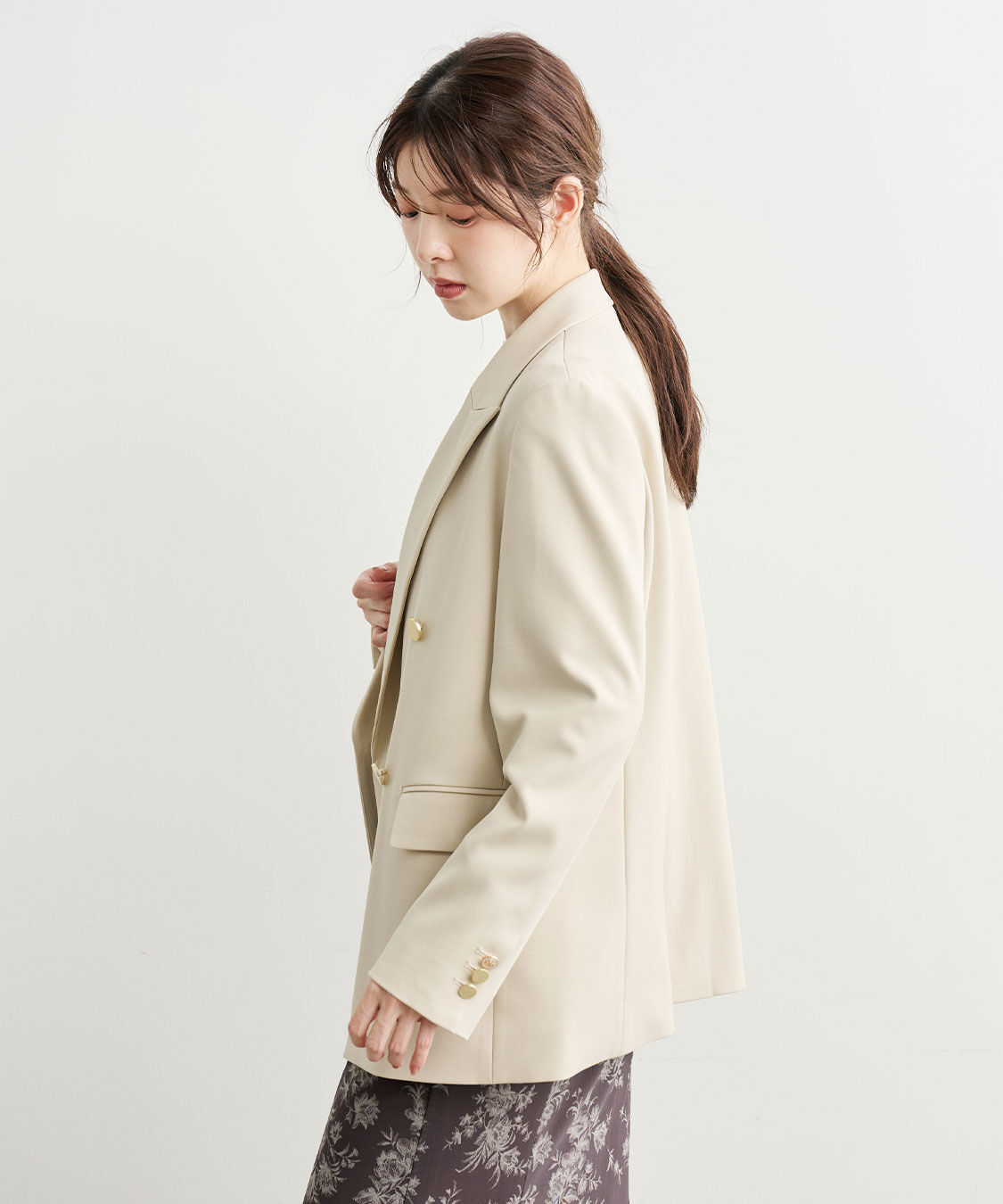 COCO DEAL「ダブルブレストジャケット」|テーラードジャケット|