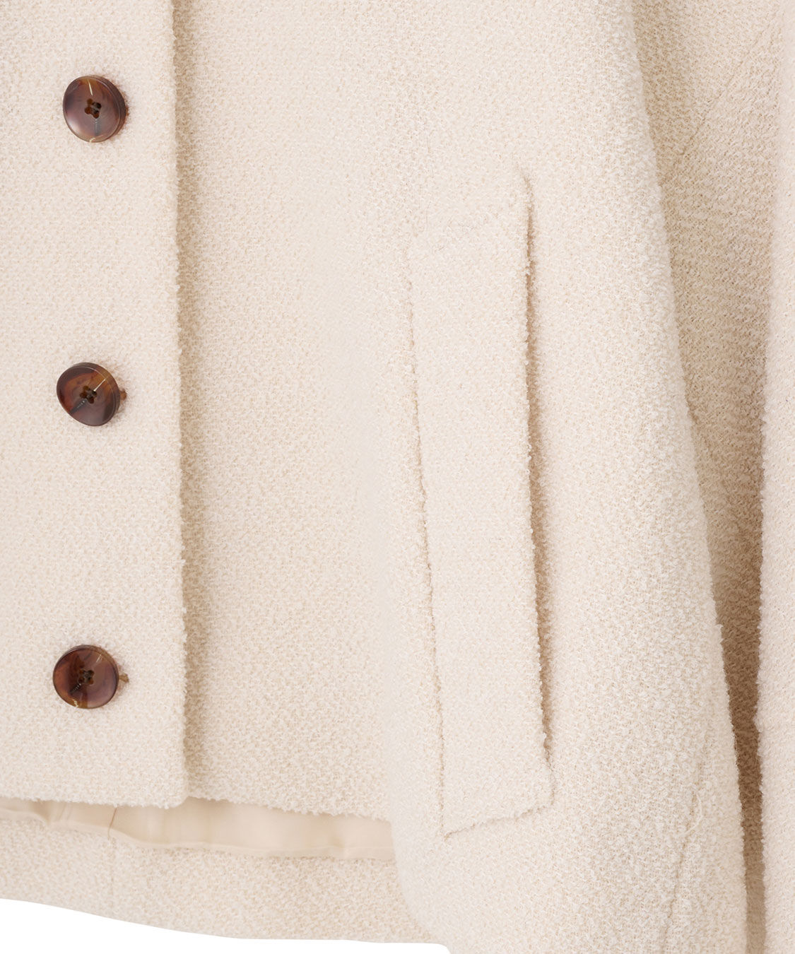 COCO DEAL「ブークレステンカラーショートコート」|ステンカラーコート|