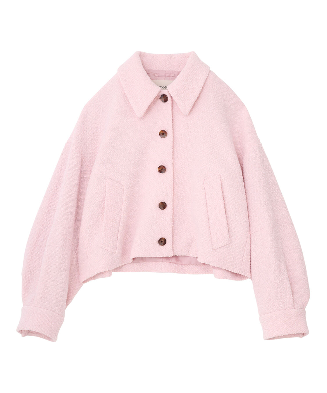 COCO DEAL「ブークレステンカラーショートコート」|ステンカラーコート|