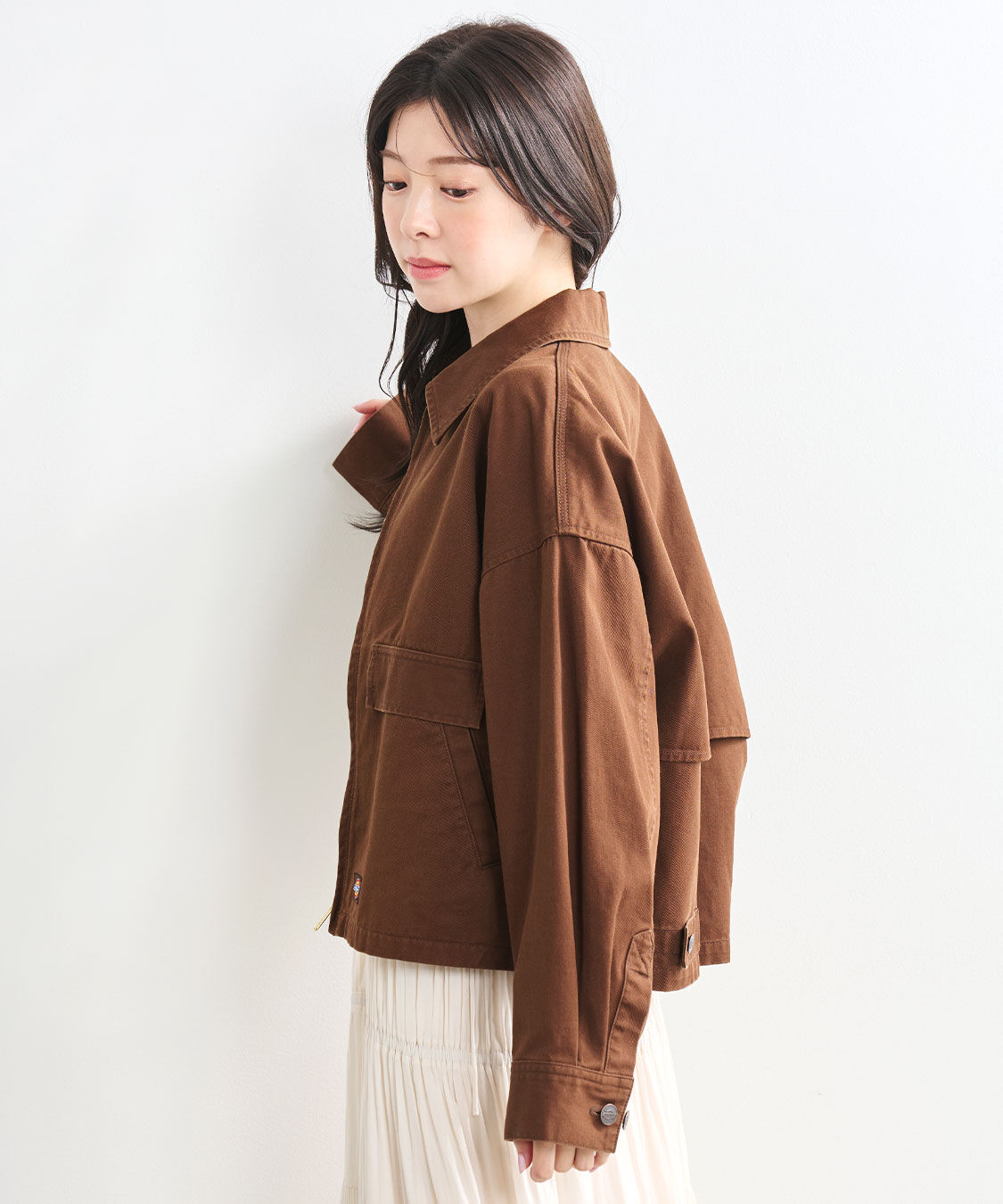 COCO DEAL「《COCO DEAL/Dickies(R)》ショートジップブルゾン」|ブルゾン・スタジャン|
