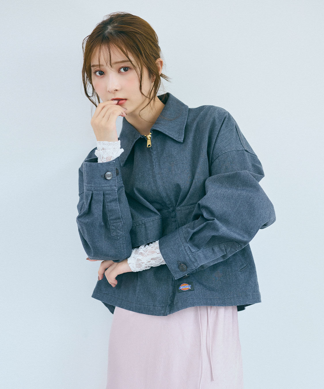 COCO DEAL「《COCO DEAL/Dickies(R)》ショートジップブルゾン」|ブルゾン・スタジャン|