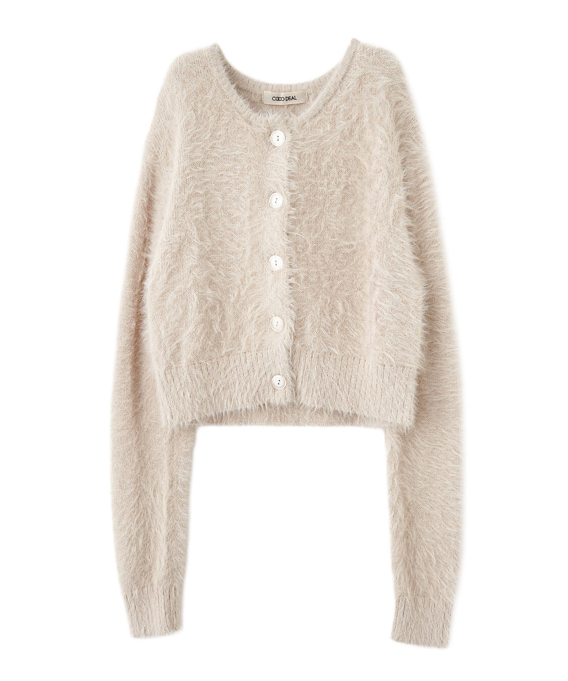 COCO DEAL「フェザーコンパクトニットカーディガン」|ニット・セーター|