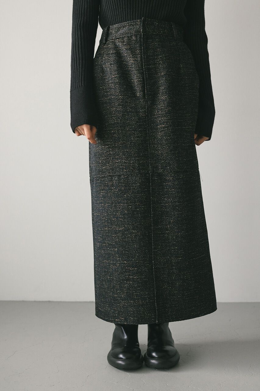 STYLEMIXER「フロントスリットツイードスカート」|スカート|