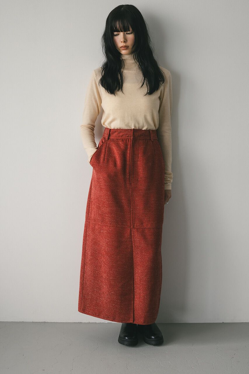 STYLEMIXER「フロントスリットツイードスカート」|スカート|