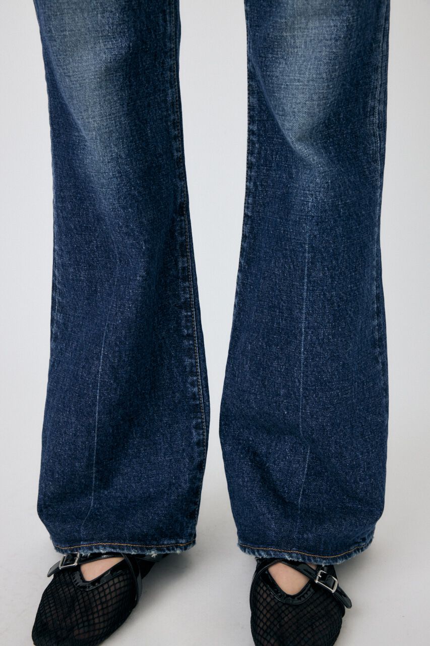 MOUSSY「MVS D/BLU FLARE」|デニム|