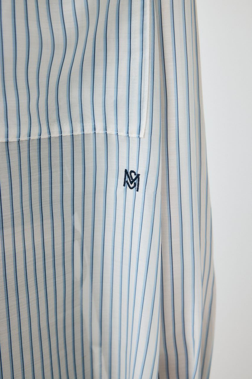 MOUSSY「OVERSIZED SHEER シャツ」|シャツ・ブラウス|