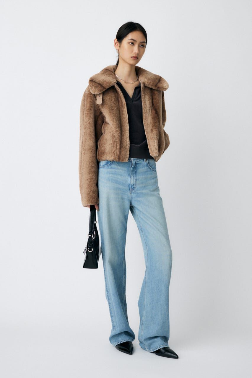 MOUSSY「REVER FAUX ファーコート」|ブルゾン・スタジャン|