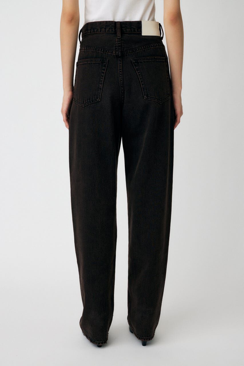 MOUSSY「MIDRISE LOOSE テーパード」|デニム|
