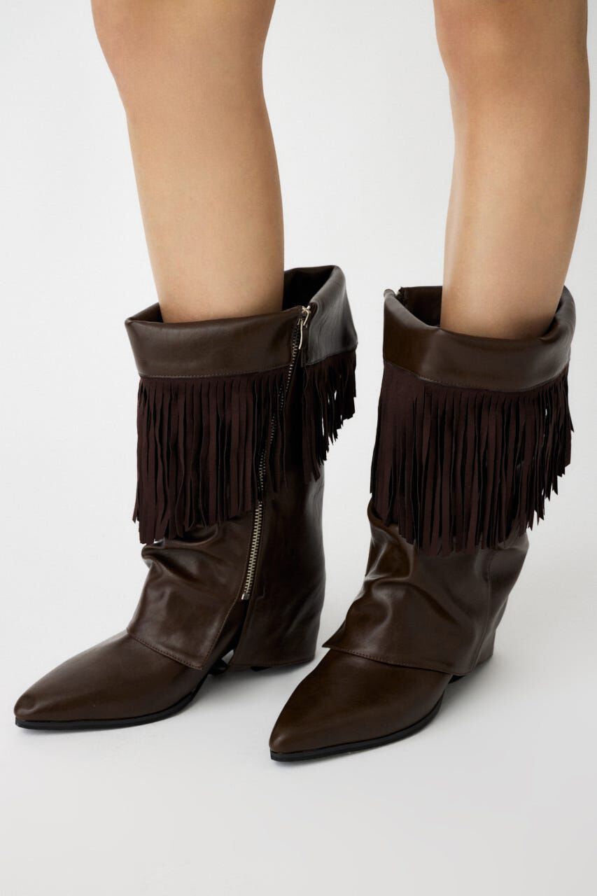MOUSSY「FRINGE COVER ブーツ」|その他|