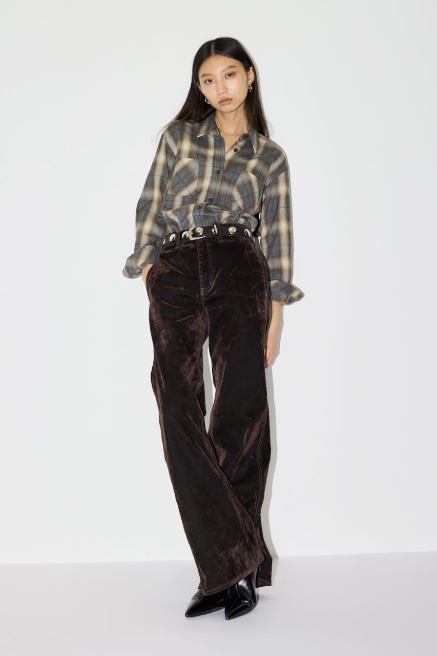 MOUSSY「LOOSE CHECK シャツ」|シャツ・ブラウス|