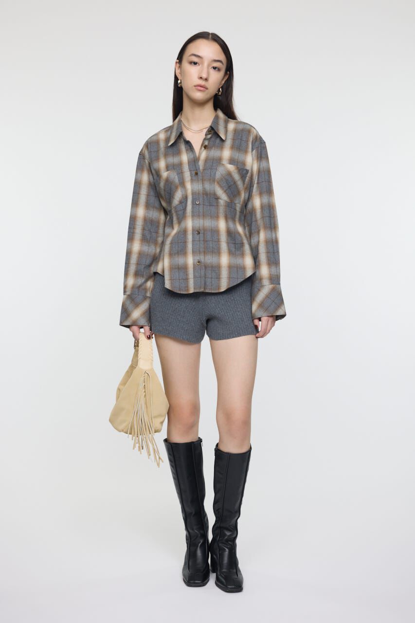 MOUSSY「LOOSE CHECK シャツ」|シャツ・ブラウス|