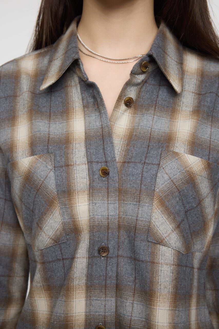 MOUSSY「LOOSE CHECK シャツ」|シャツ・ブラウス|