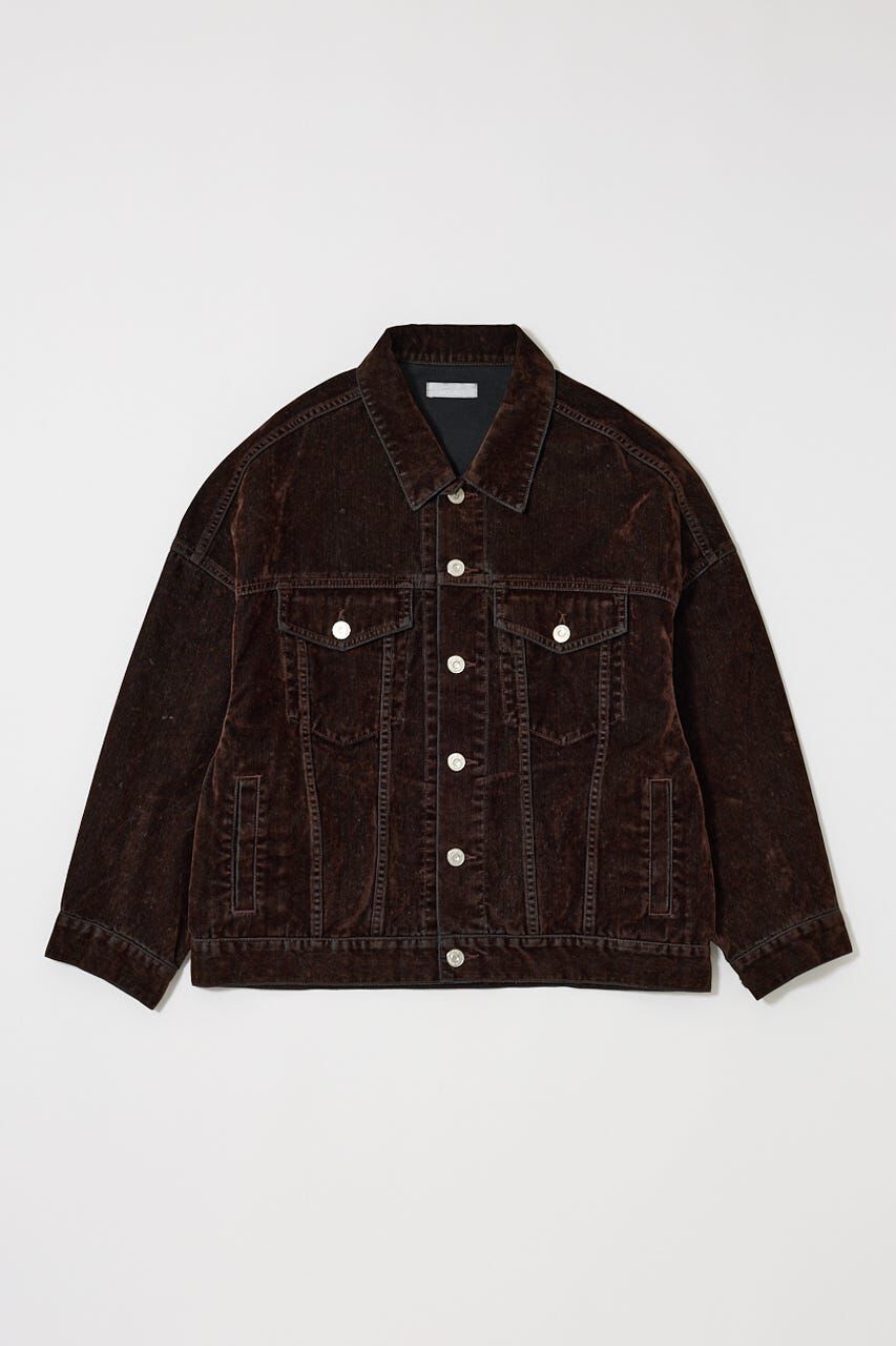 MOUSSY「OVERSIZED CORDUROY ジャケット」|デニムジャケット|
