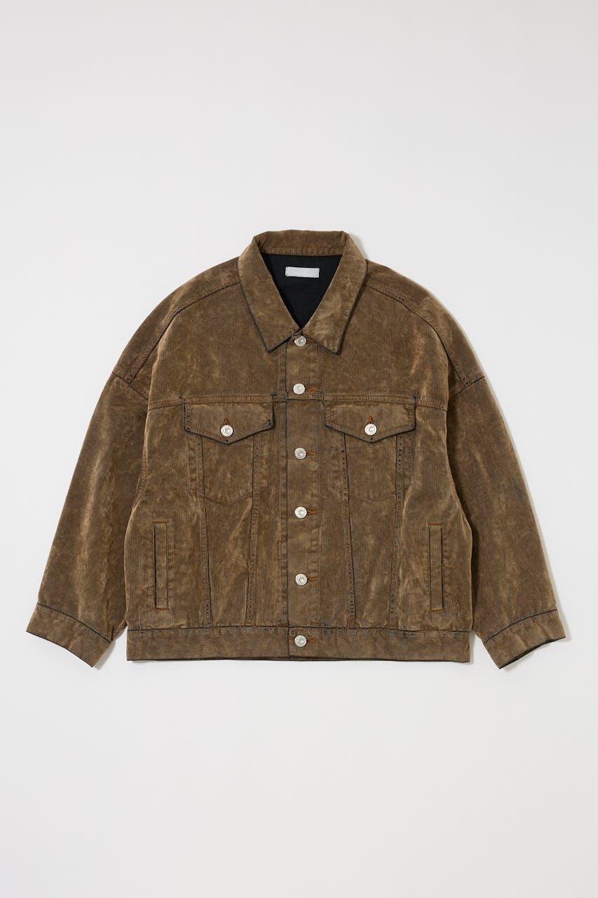 MOUSSY「OVERSIZED CORDUROY ジャケット」|デニムジャケット|