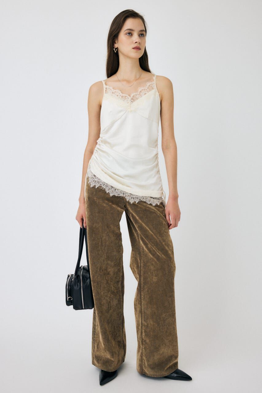 MOUSSY「MIDRISE CORDUROY バギー」|デニム|