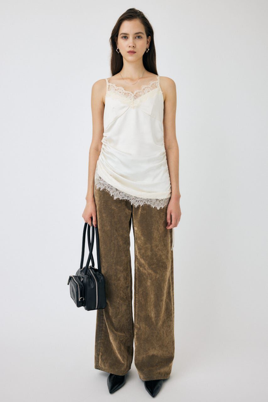 MOUSSY「MIDRISE CORDUROY バギー」|デニム|