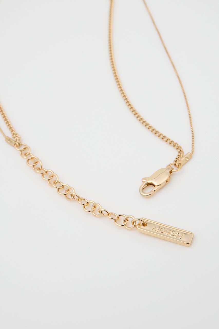 MOUSSY「CLEAR MARBLE ネックレス」|ネックレス|