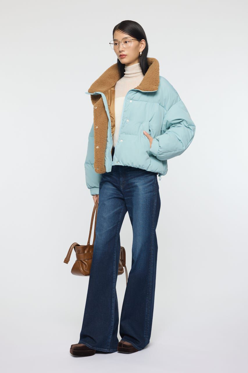 MOUSSY「STAND COLLAR PUFFER ジャケット」|ブルゾン・スタジャン|