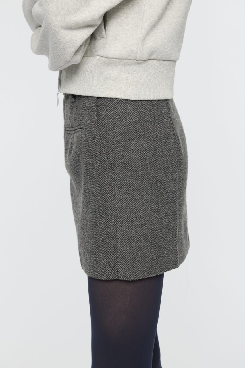 MOUSSY「CENTER PRESSED ミニスカート」|スカート|