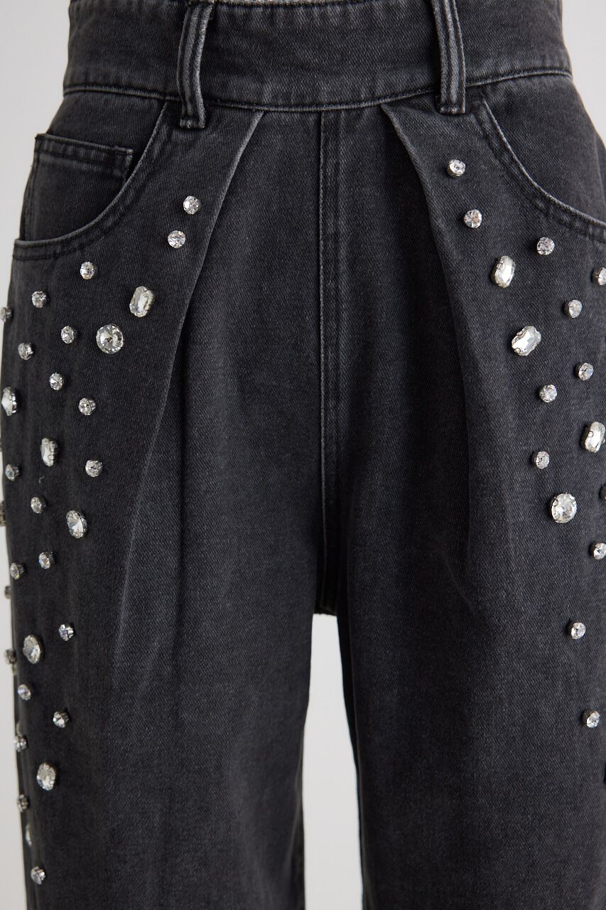 rienda「グラデーションビジュー DENIM J/W PT」|デニム|