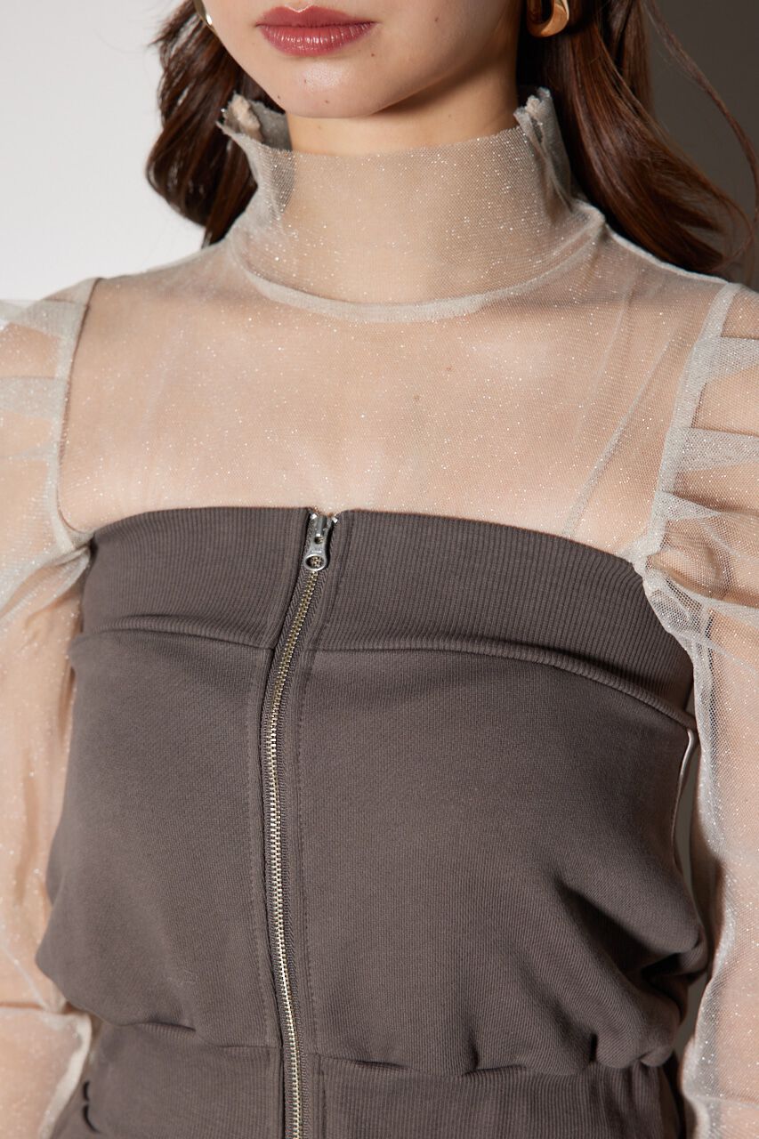 rienda「ベアデザインスウェットミニワンピース」|ワンピース|