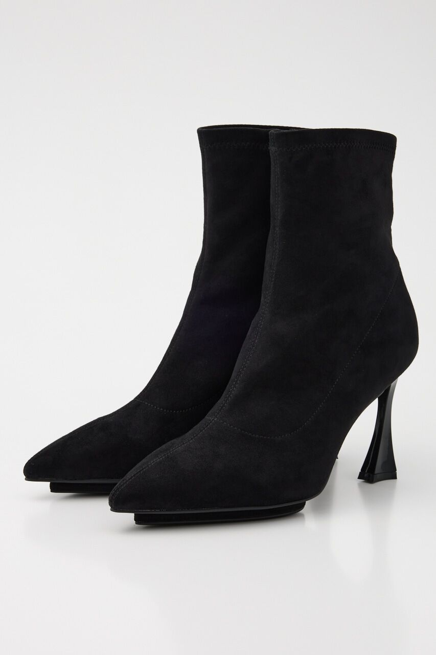 rienda「ポインテッドトゥフィットショートブーツ」|その他|