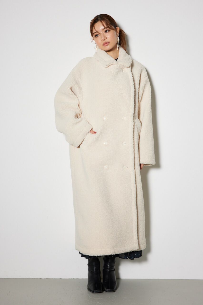 rienda「テディボア2WAYロングコート」|その他|