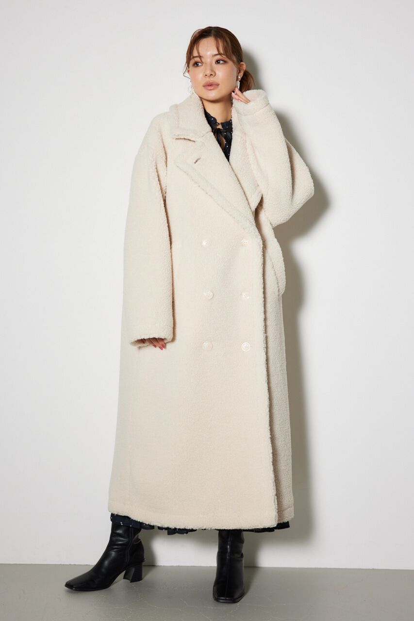 rienda「テディボア2WAYロングコート」|その他|