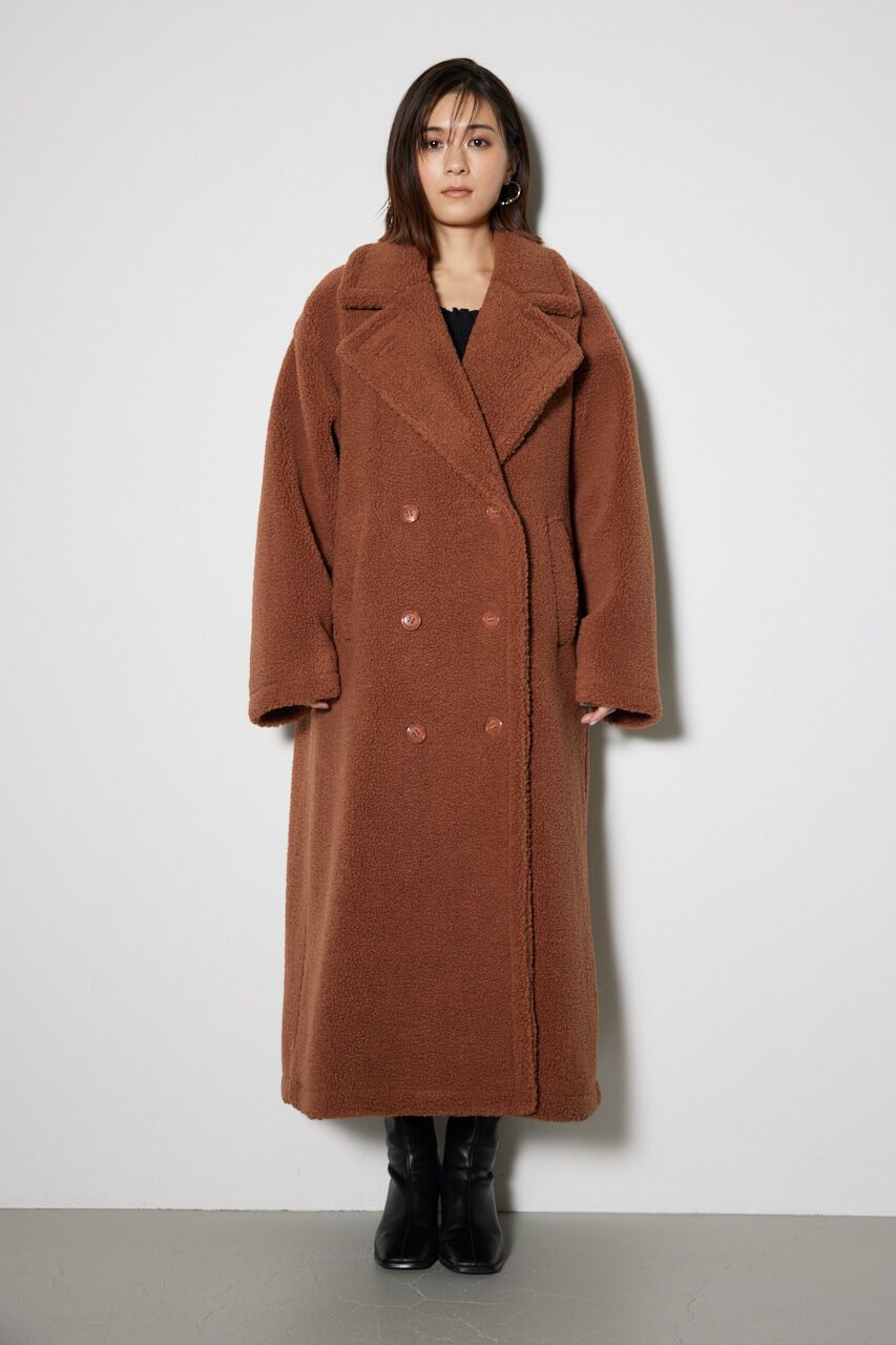 rienda「テディボア2WAYロングコート」|その他|