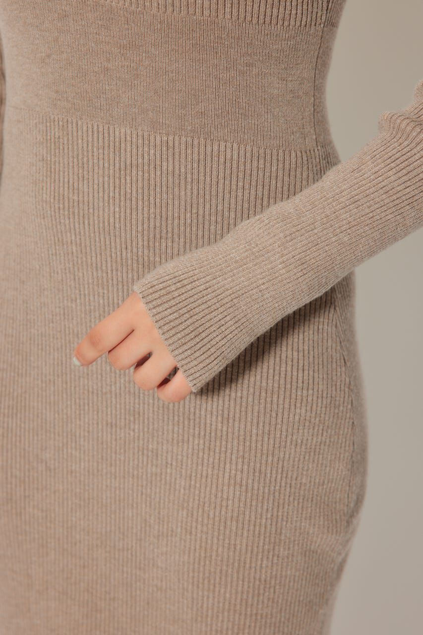 rienda「スキッパーニットワンピース」|ワンピース|