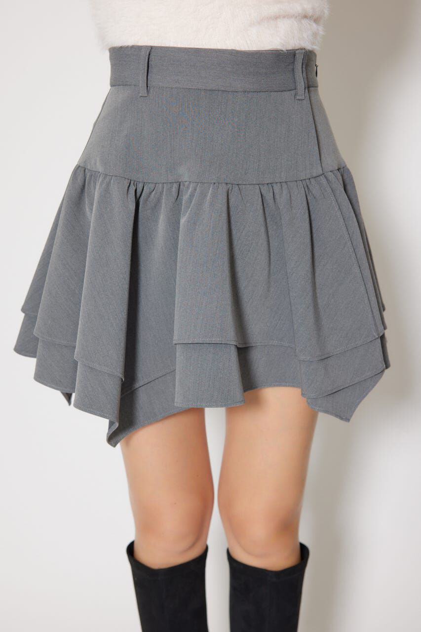 rienda「2WAYアシンメトリージャストウエストスカート」|スカート|
