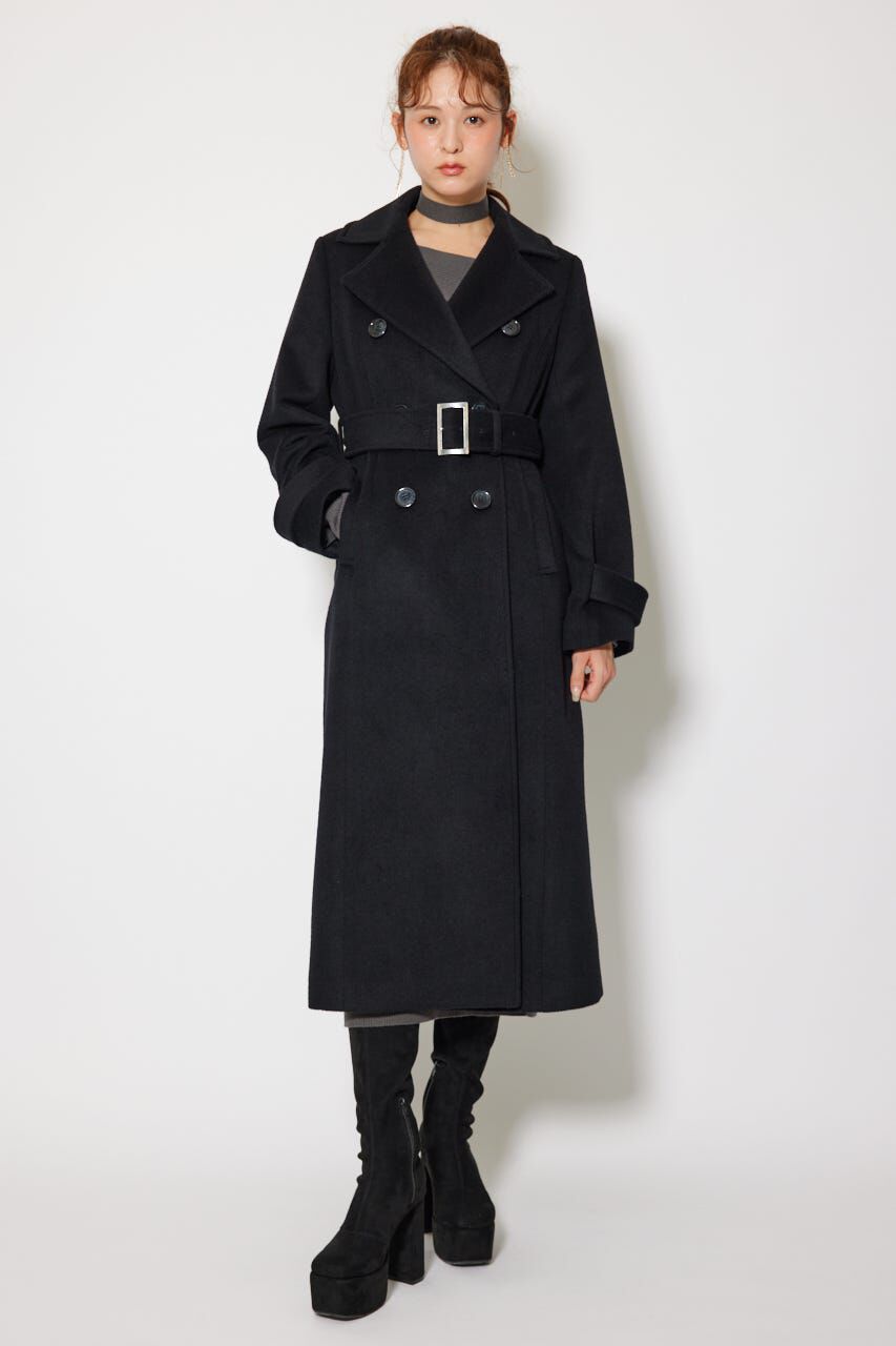 rienda「ダブルカラーシェイプドチェスターコート」|その他|