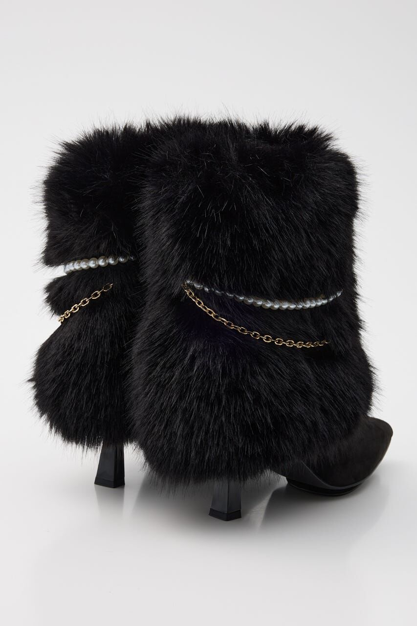 rienda「2WAYフェイクファーレースアップブーティー」|その他|