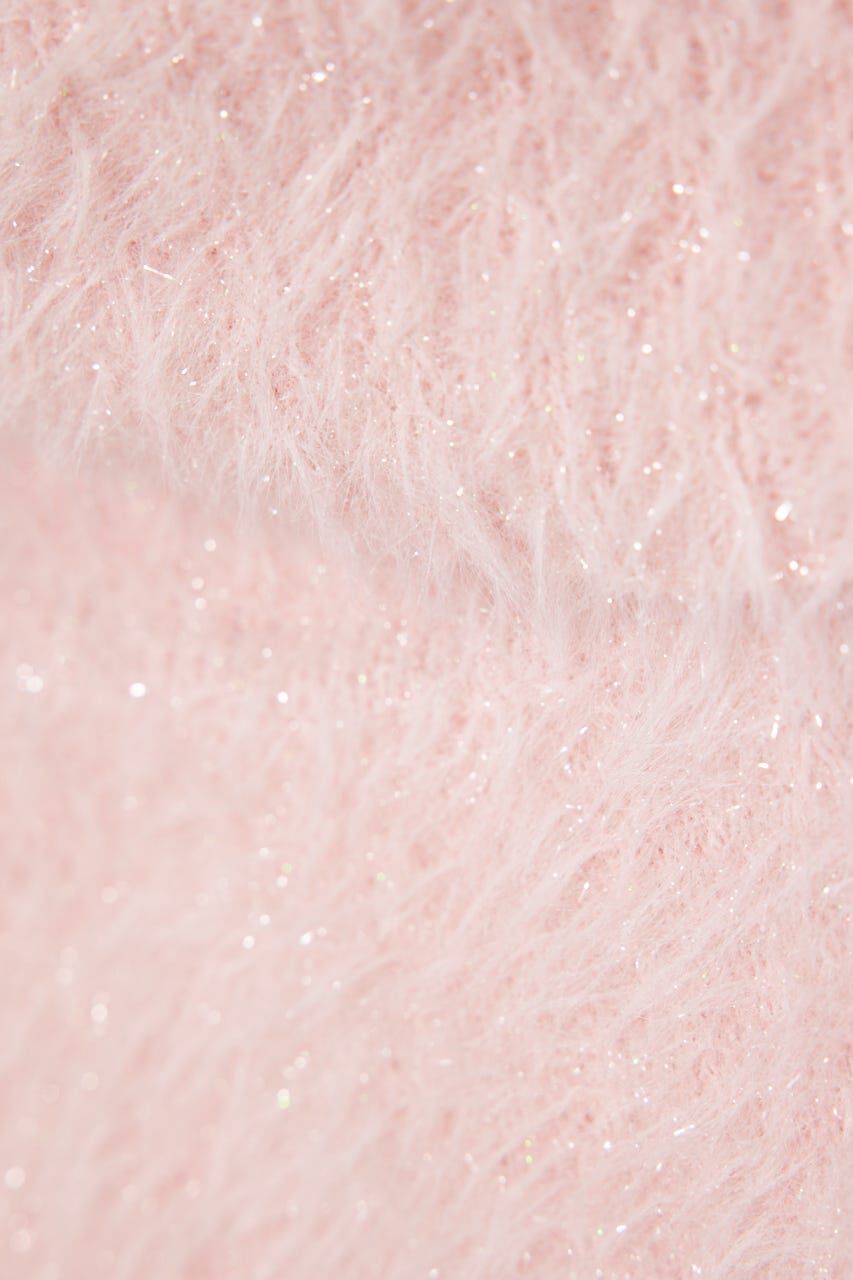 rienda「2WAYファーライクジャガードニットトップス」|ニット・セーター|