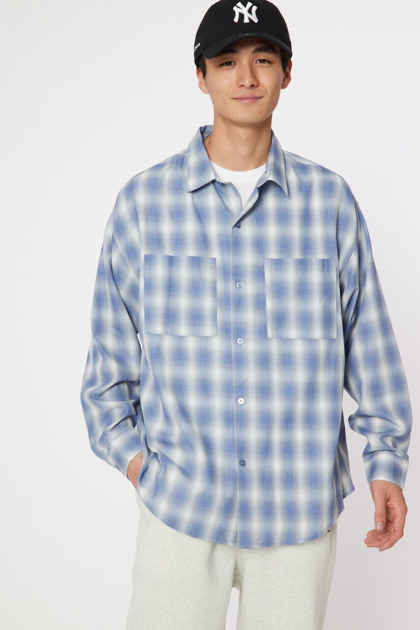 RODEO CROWNS「オンブレチェックシャツ」|シャツ・ブラウス|