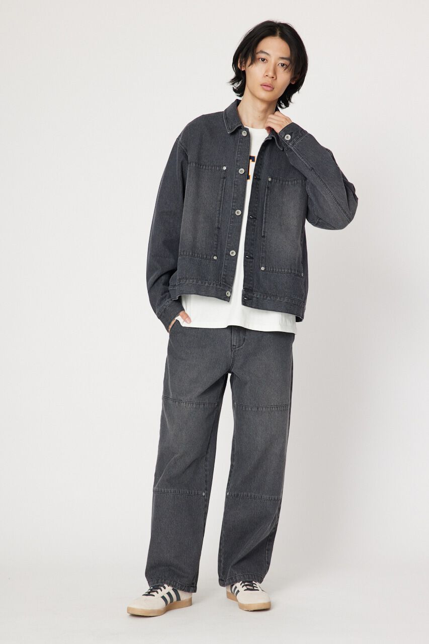 RODEO CROWNS「WORK DOUBLE KNEE パンツ」|デニム|