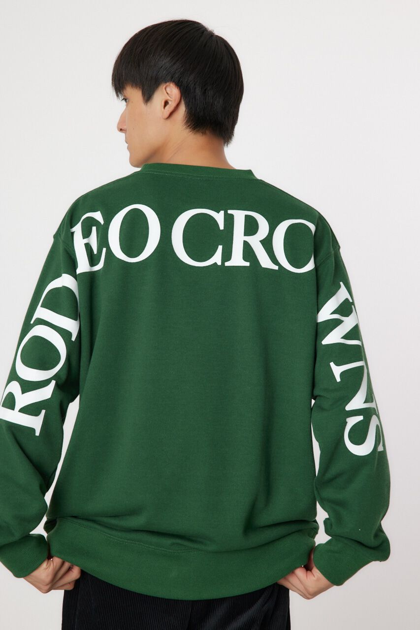 RODEO CROWNS「メンズバックロゴスウェット」|パーカー|D/GRN3