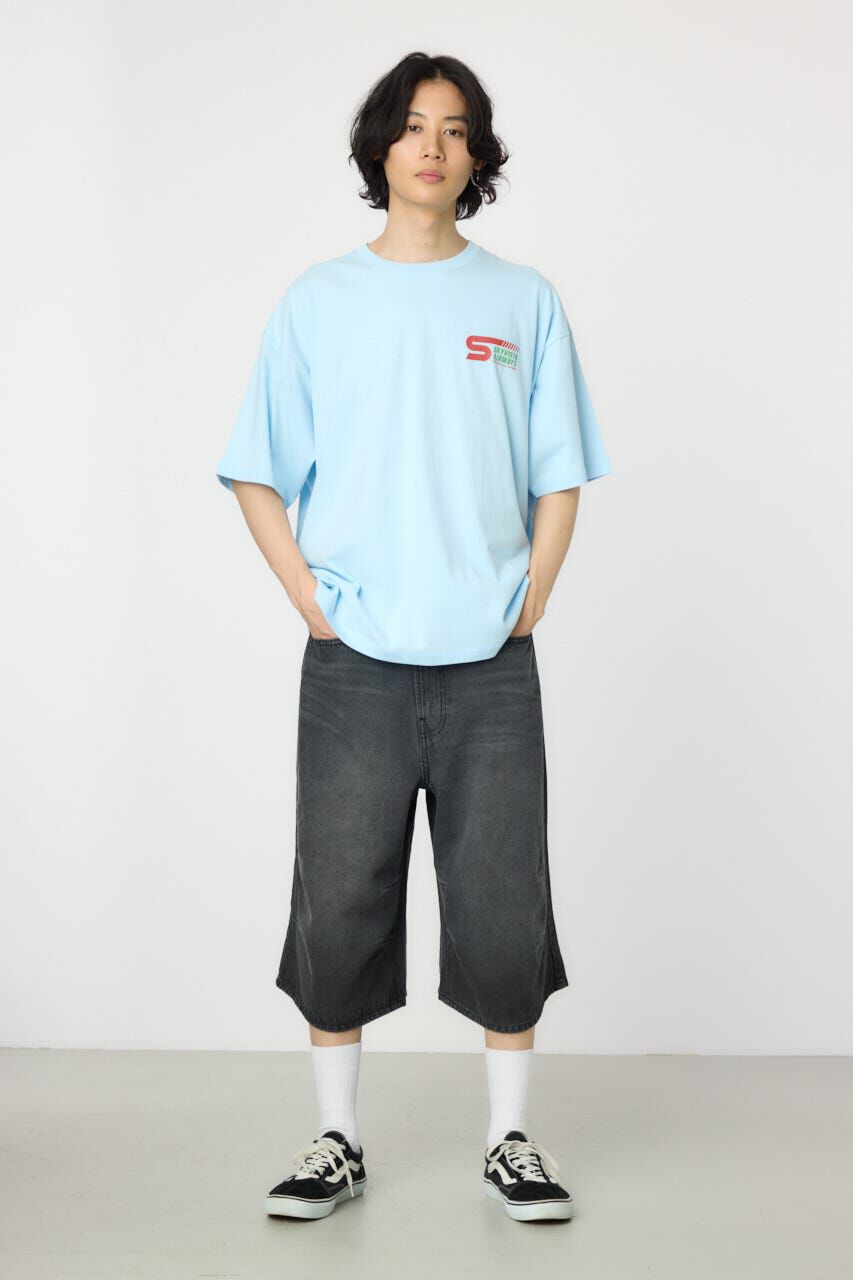 RODEO CROWNS「デニムバミューダパンツ」|デニム|BLK