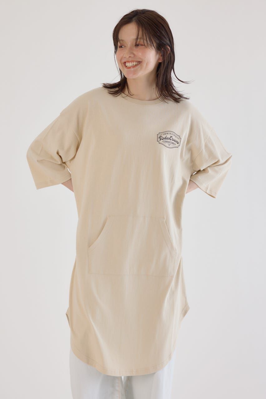 RODEO CROWNS「コール＆デニムパッチワンピース」|ワンピース|