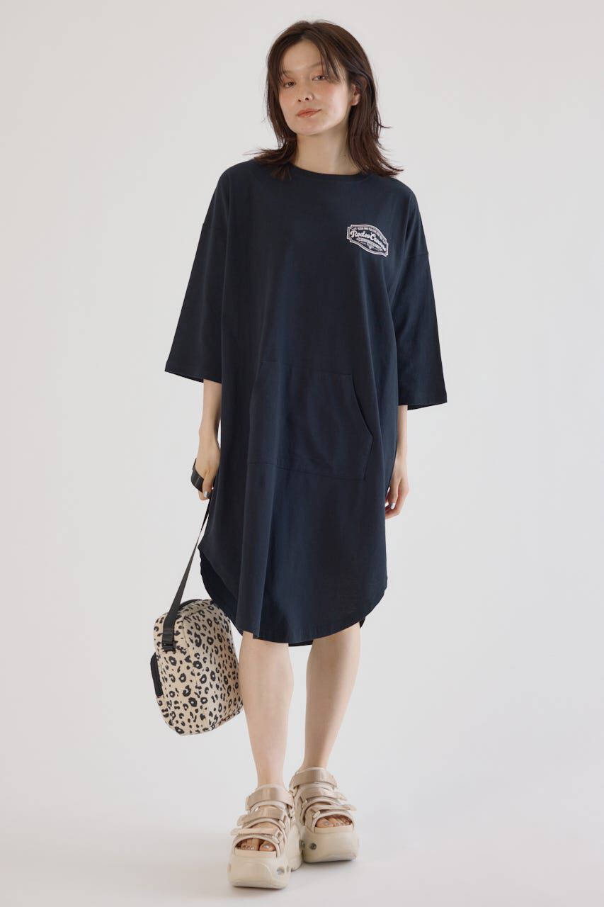 RODEO CROWNS「コール＆デニムパッチワンピース」|ワンピース|