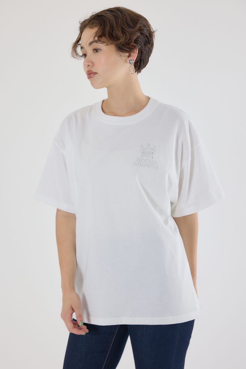 RODEO CROWNS「スタッズCROWNロゴTシャツ」|Tシャツ・カットソー|