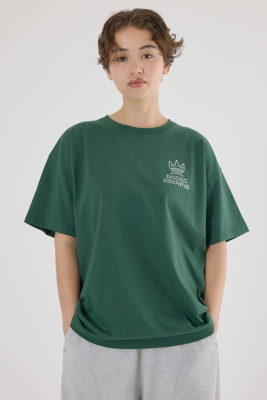 RODEO CROWNS「スタッズCROWNロゴTシャツ」|Tシャツ・カットソー|