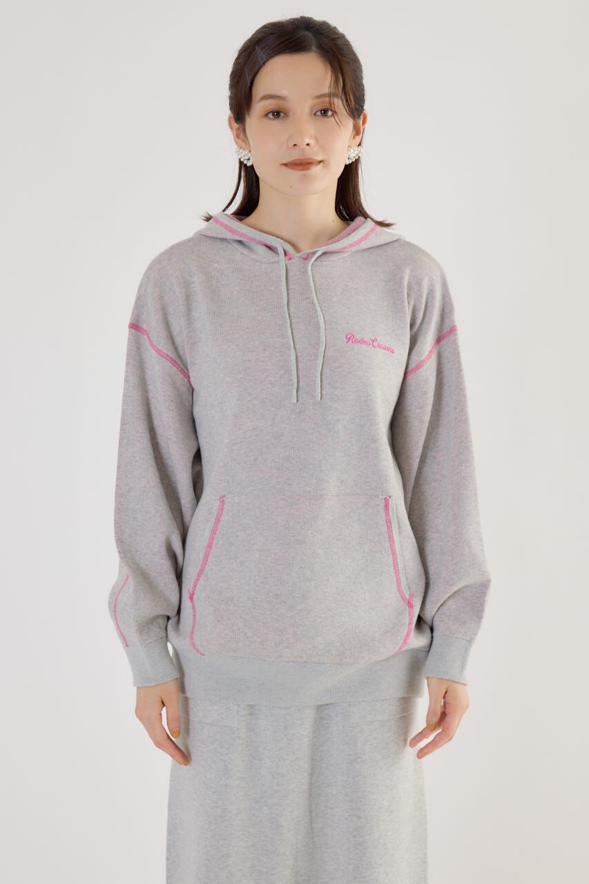 RODEO CROWNS「スウェットライクジャガードロゴフーディー」|パーカー|