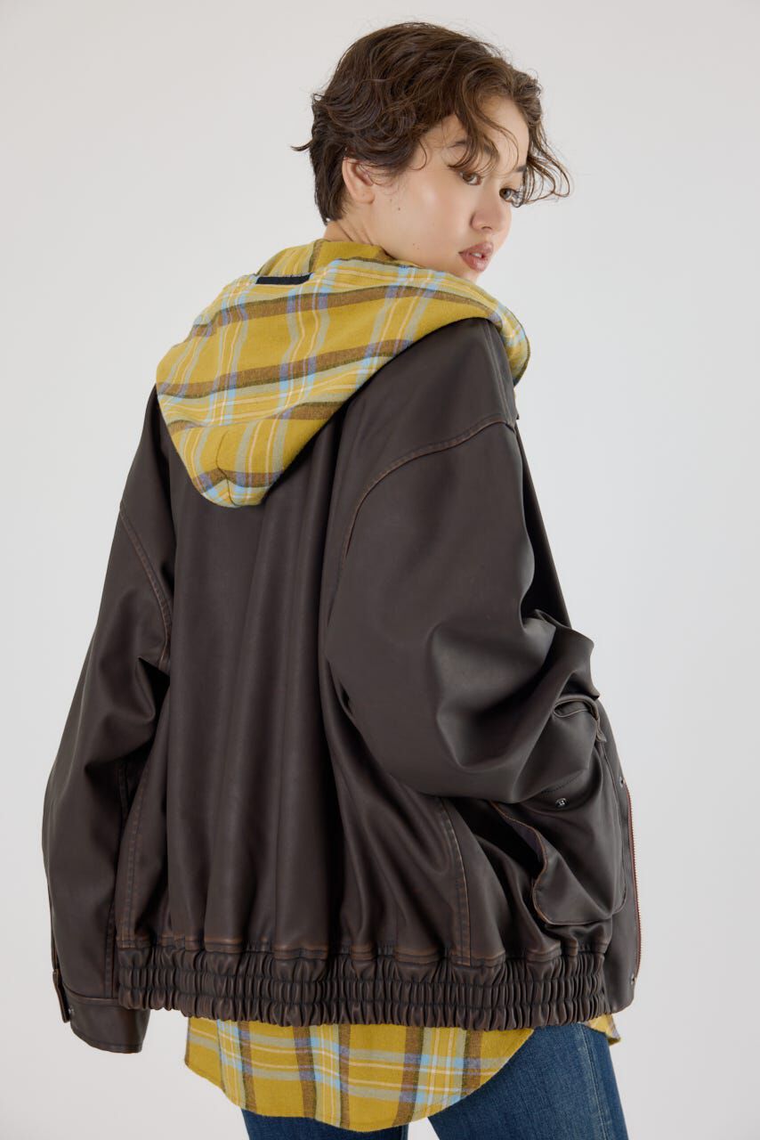 RODEO CROWNS「ヴィンテージフェイクレザーブルゾン」|その他|