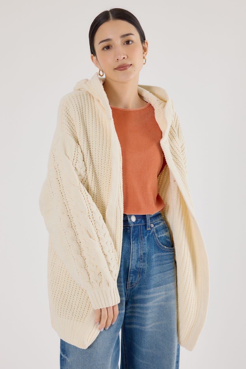 RODEO CROWNS「モールニットトッパーカーディガン」|カーディガン|