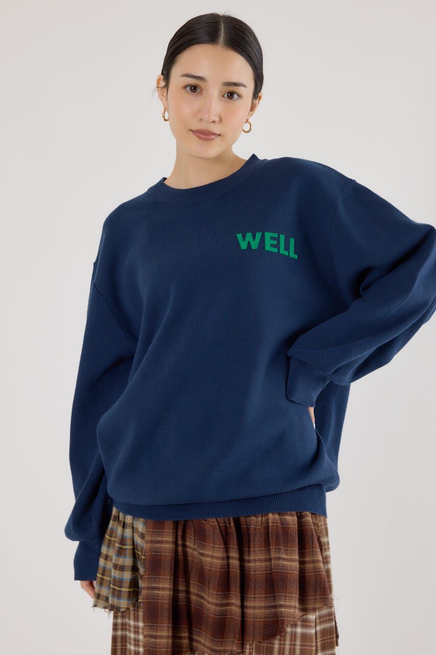 RODEO CROWNS「フェルトアップリケニットトップス」|ニット・セーター|